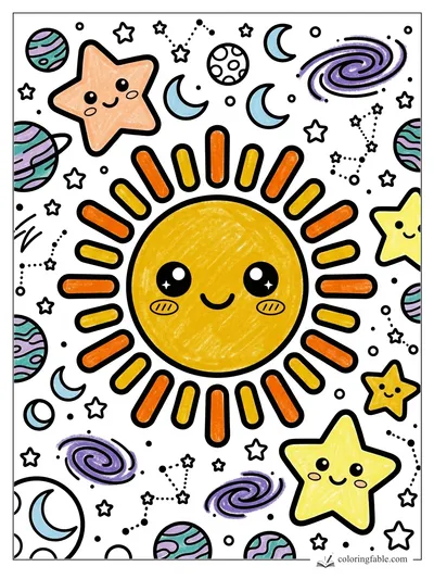 Colored example of this coloring page