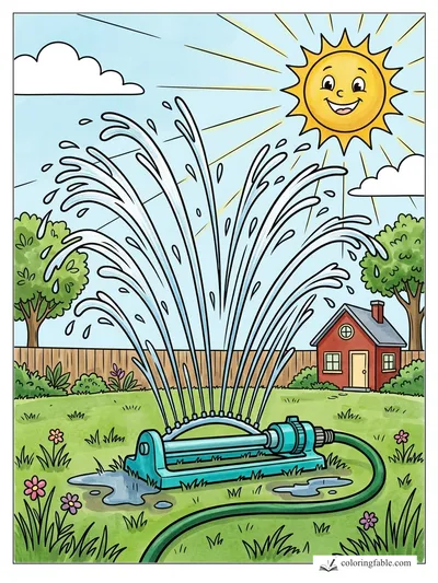Colored example of this coloring page