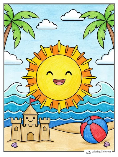 Colored example of this coloring page