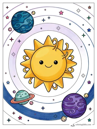 Colored example of this coloring page
