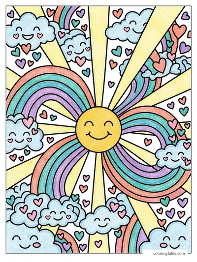 Colored example of this coloring page