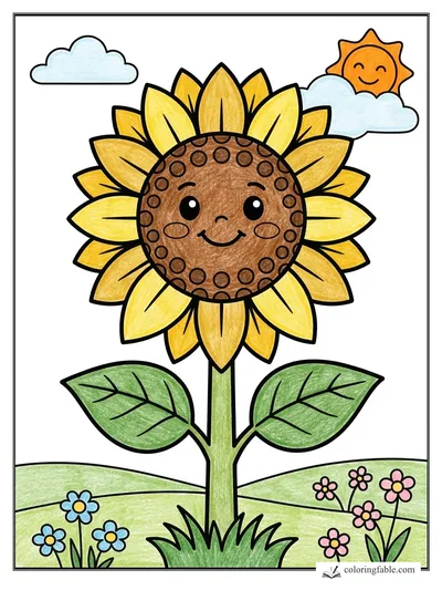 Colored example of this coloring page