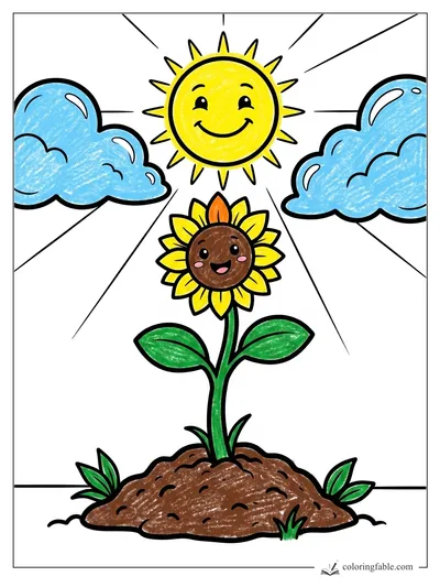 Colored example of this coloring page
