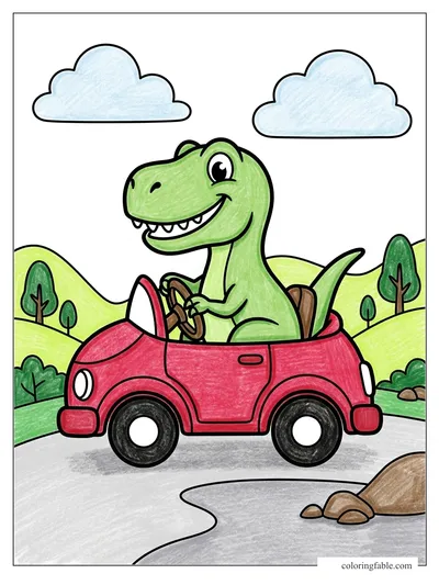 Colored example of this coloring page