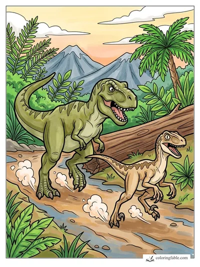 Colored example of this coloring page