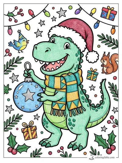 Colored example of this coloring page