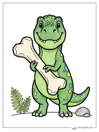 Colored example of this coloring page