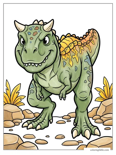 Colored example of this coloring page