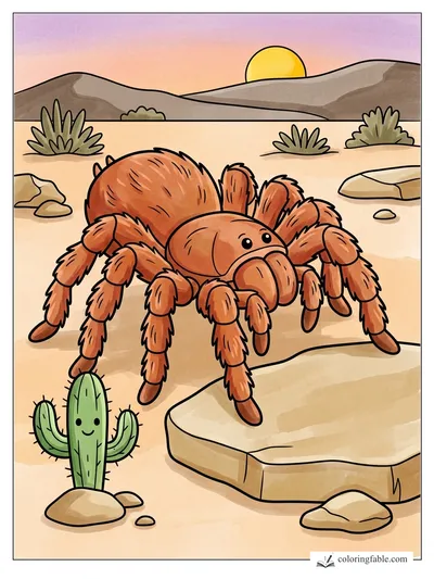 Colored example of this coloring page