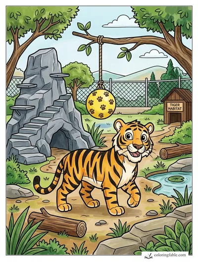 Colored example of this coloring page