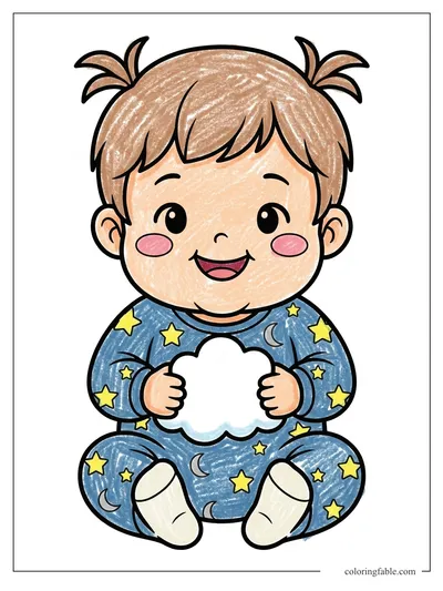 Colored example of this coloring page