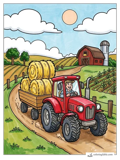 Colored example of this coloring page