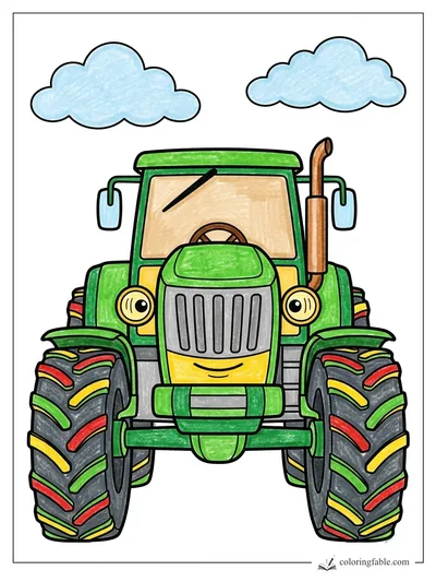 Colored example of this coloring page