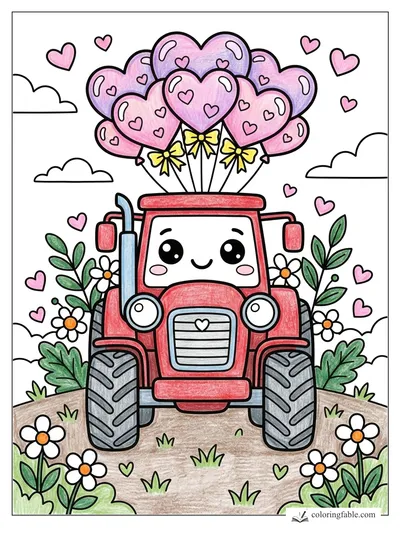Colored example of this coloring page