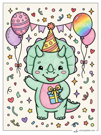 Colored example of this coloring page