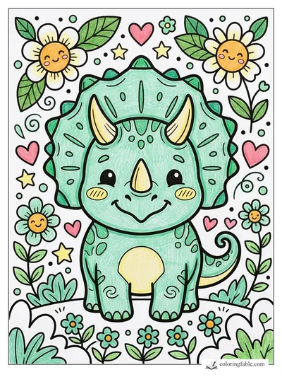 Colored example of this coloring page