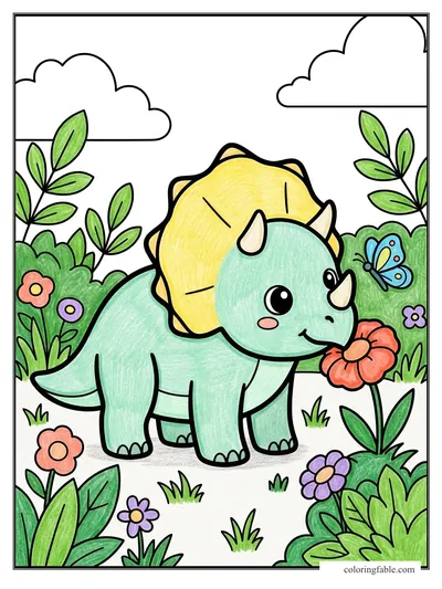 Colored example of this coloring page