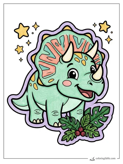 Colored example of this coloring page