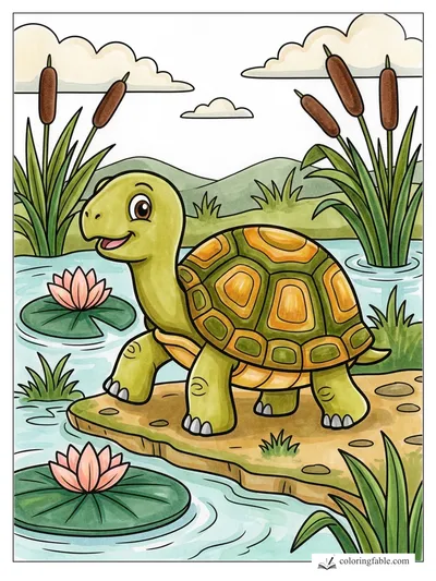 Colored example of this coloring page