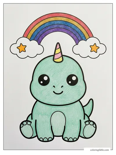 Colored example of this coloring page