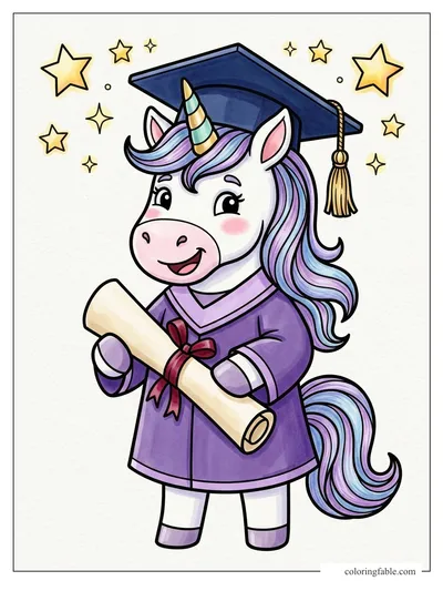 Colored example of this coloring page