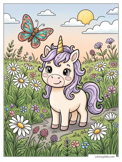 Colored example of this coloring page