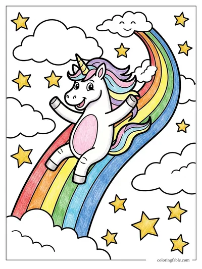 Colored example of this coloring page