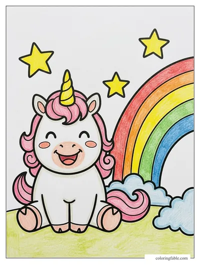Colored example of this coloring page