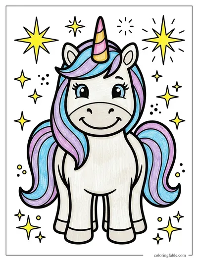 Colored example of this coloring page