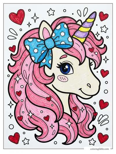 Colored example of this coloring page