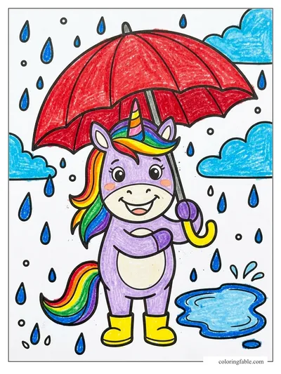 Colored example of this coloring page