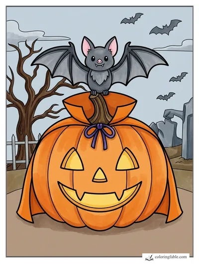 Colored example of this coloring page