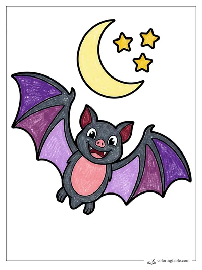 Colored example of this coloring page