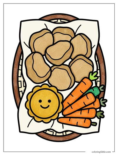 Colored example of this coloring page