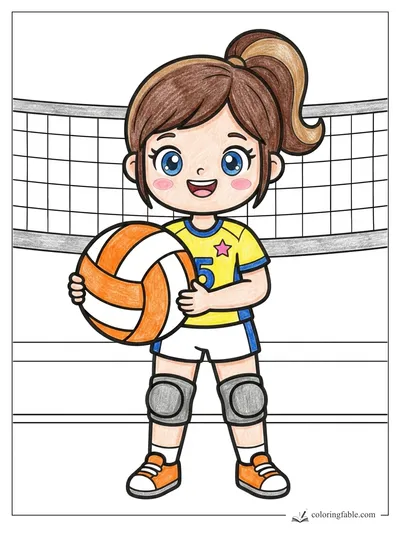 Colored example of this coloring page