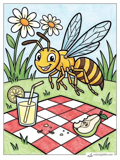 Colored example of this coloring page