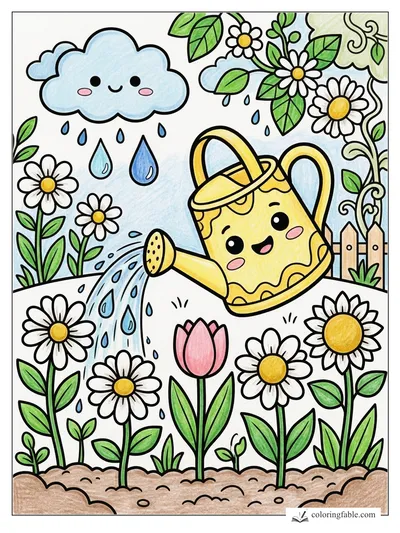 Colored example of this coloring page