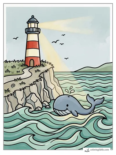 Colored example of this coloring page