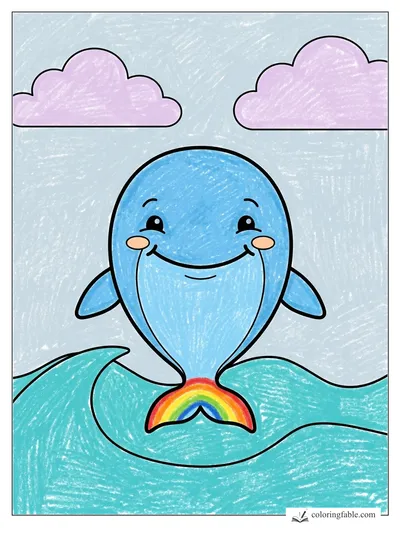 Colored example of this coloring page