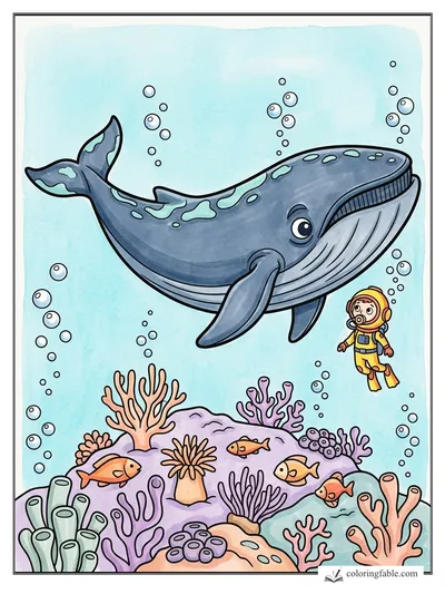 Colored example of this coloring page