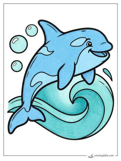 Colored example of this coloring page