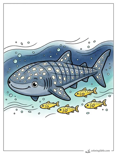 Colored example of this coloring page