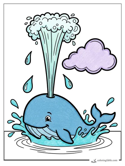 Colored example of this coloring page
