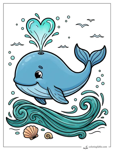 Colored example of this coloring page