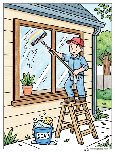 Colored example of this coloring page