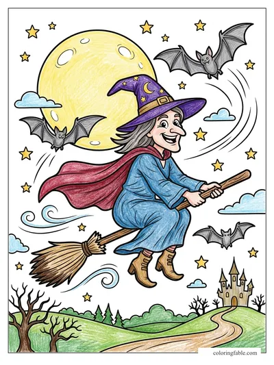 Colored example of this coloring page