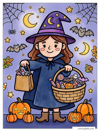 Colored example of this coloring page