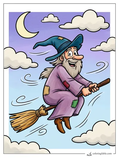 Colored example of this coloring page