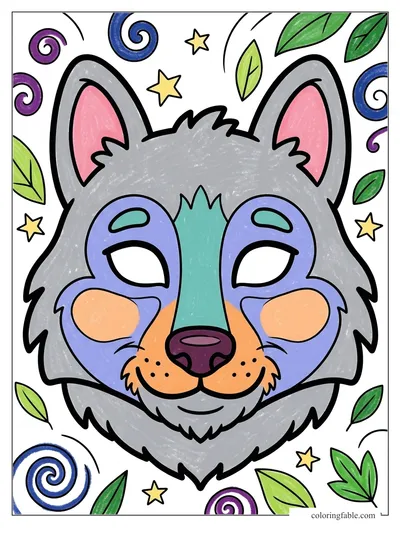 Colored example of this coloring page