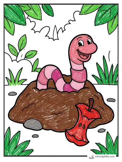 Colored example of this coloring page